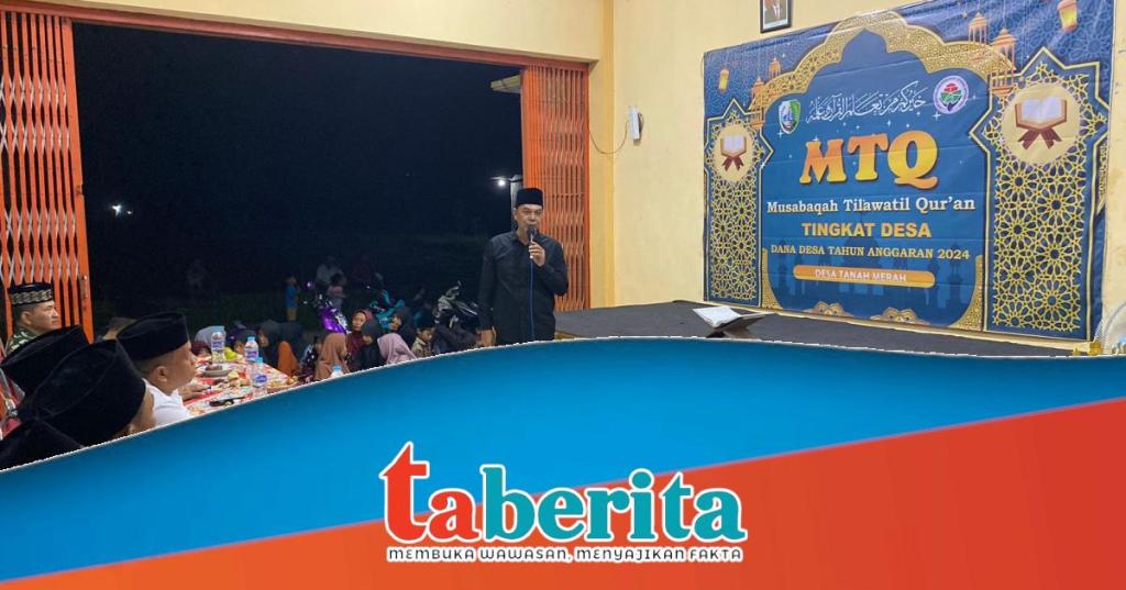 Pemdes Tanah Merah Sampang Sukses Gelar MTQ Tahun&nbsp;2024