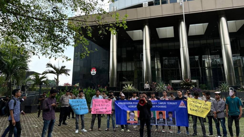 Komite Mahasiswa Madura Demo KPK, Tuntut Periksa Tuntas Kasus Korupsi Dana Hibah DPRD&nbsp;Jatim