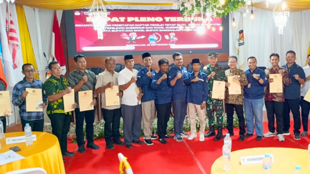 KPU Bangkalan Tetapkan DPT Pilkada 2024 Sebanyak 764.886 Pemilih